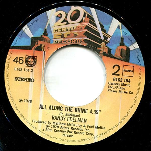 Randy Edelman : Don't Let Go Of Me (7", Single)