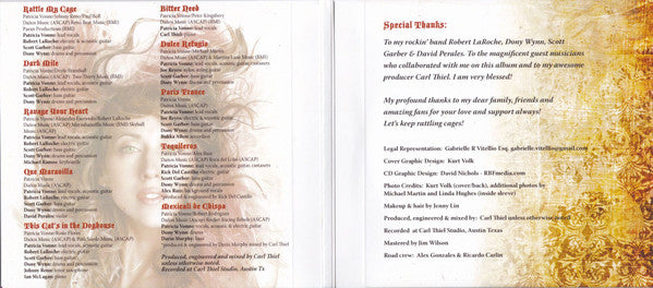 Patricia Vonne : Rattle My Cage (CD, Album)