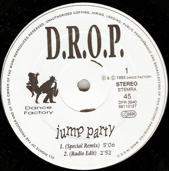 Drop (2) : Jump Party (12")
