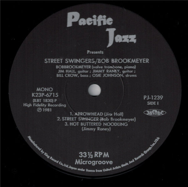 Brookmeyer* / Hall* / Raney* : The Street Swingers (LP, Album, Mono, RE, wit)