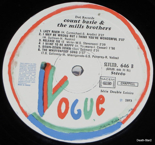 Count Basie And His Orchestra* + The Mills Brothers : Half A Sixpence (2xLP, Album, Gat)