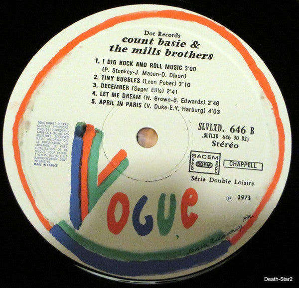 Count Basie And His Orchestra* + The Mills Brothers : Half A Sixpence (2xLP, Album, Gat)