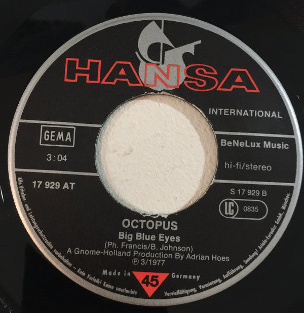 Octopus (5) : Get Up (7", Single)