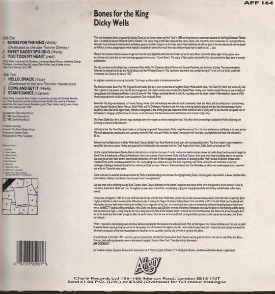 Dickie Wells : Bones For The King (LP, Album, RE)