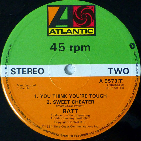 Ratt : Round And Round (12", Single)