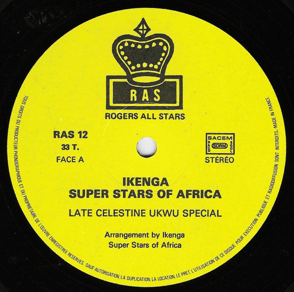 Ikenga Super Stars Of Africa : Ikenga Super Stars Of Africa (LP, Album, RE)