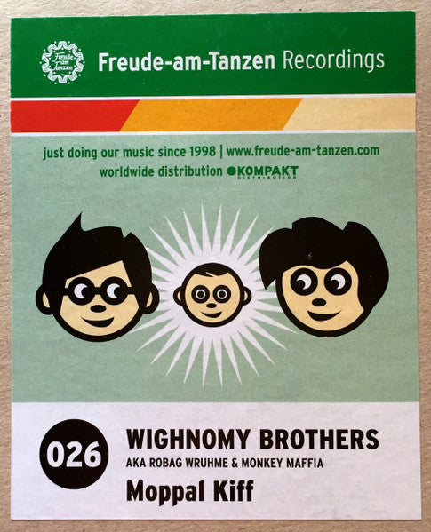 Wighnomy Brothers Aka Robag Wruhme & Monkey Maffia : Moppal Kiff (12")