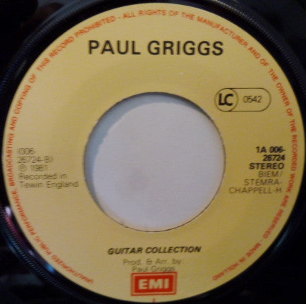 Paul Griggs : Guitar Collection  (7", Single)