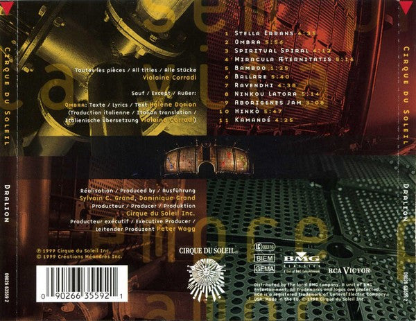 Cirque Du Soleil : Dralion (CD, Album)