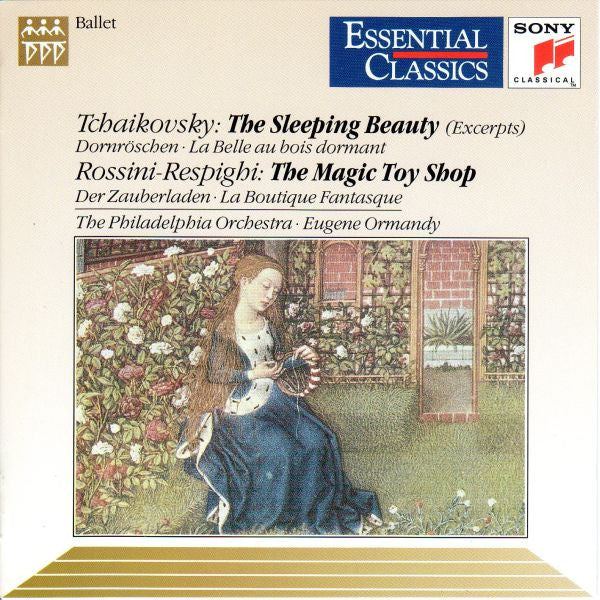 Pyotr Ilyich Tchaikovsky / Gioacchino Rossini, Ottorino Respighi - The Philadelphia Orchestra, Eugene Ormandy : The Sleeping Beauty (Excerpts) / The Magic Toy Shop (CD, Comp)