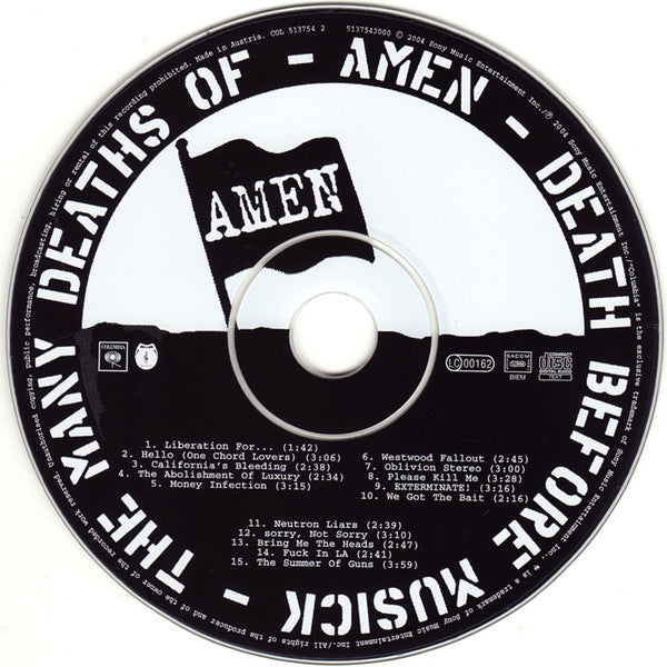 Amen (2) : Death Before Musick (CD, Album)