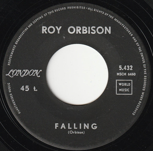 Roy Orbison : Falling / Distant Drums (7", Single)