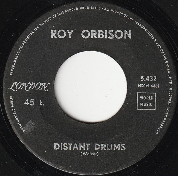 Roy Orbison : Falling / Distant Drums (7", Single)