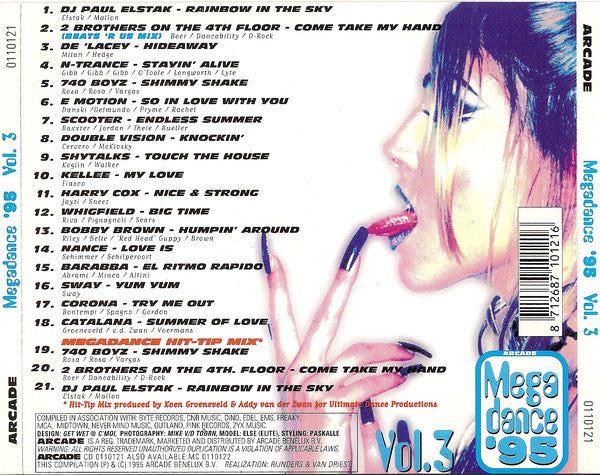Various : Megadance '95 Vol. 3 (CD, Comp, P/Mixed)