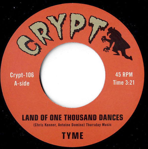 Tyme (3) : Land Of One Thousand Dances / Cry For The Trees (7", Single)