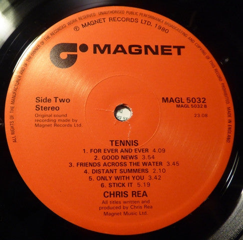 Chris Rea : Tennis (LP, Album)
