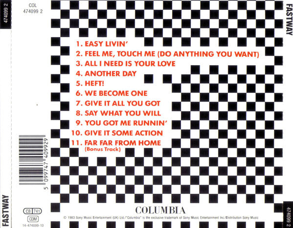 Fastway (2) : Fastway (CD, Album, RE)
