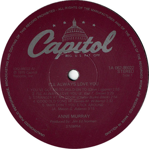 Anne Murray : I'll Always Love You (LP, Album)