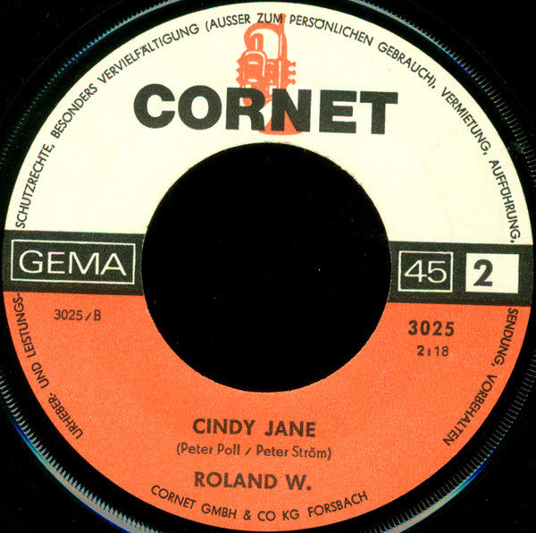 Roland W. : Monja (7", Single, Mono, 3rd)