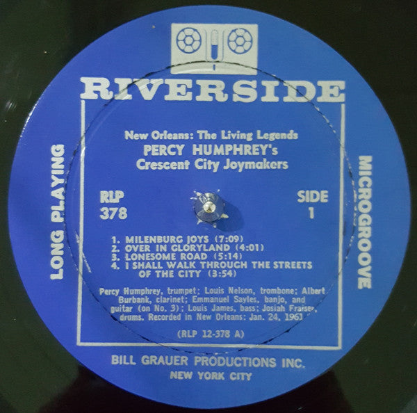 Percy Humphrey And His Crescent City Joymakers : Percy Humphrey's Crescent City Joy Makers (LP, Album, Mono)