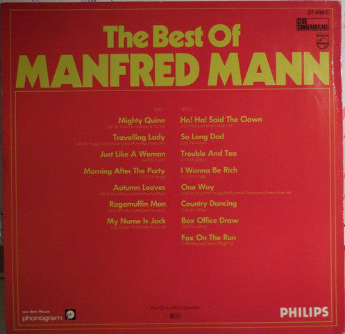 Manfred Mann : The Best Of (LP, Comp, Club)