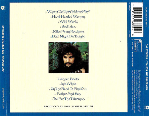 Cat Stevens : Tea For The Tillerman (CD, Album, RE, RM)