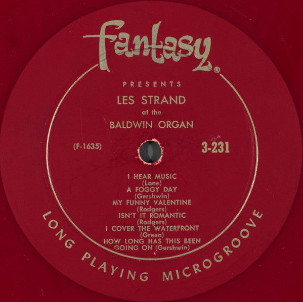 Les Strand : Les Strand At The Baldwin Organ  (LP, Red)