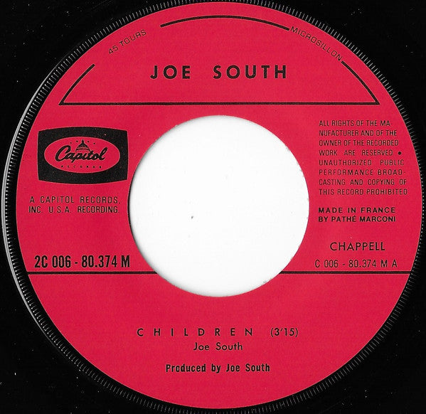 Joe South : Children (7", Single)