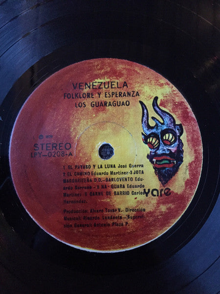 Los Guaraguao : Venezuela - Folklore Y Esperanza (LP, Album)
