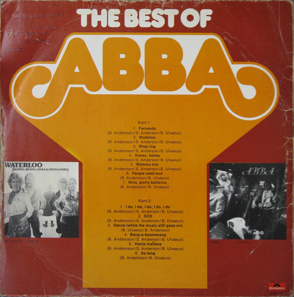 ABBA : The Best Of ABBA (LP, Comp, RE)