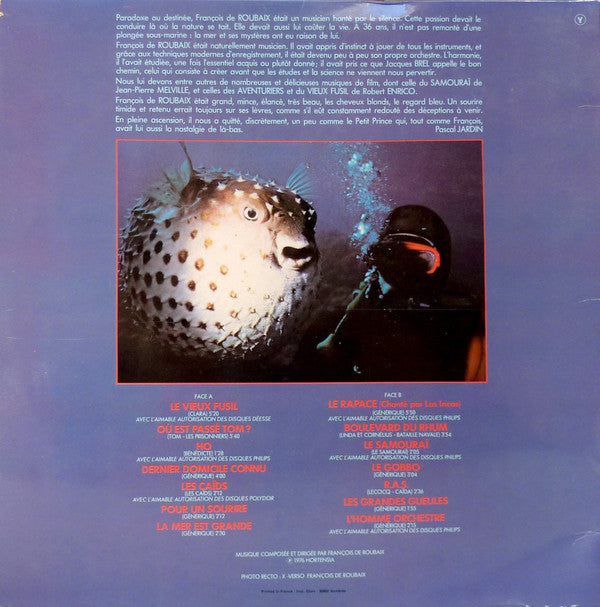 François De Roubaix : Les Plus Belles Musiques De Films Vol 1 (LP, Comp)