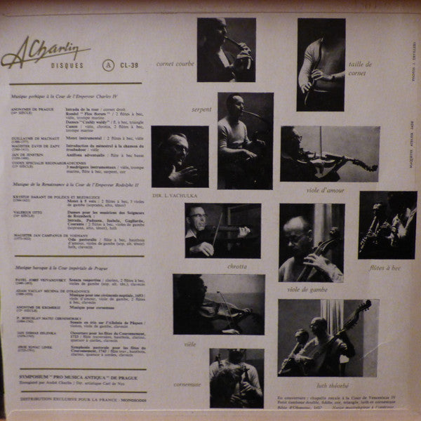 Symposium "Pro Musica Antiqua" De Prague : Musique À La Cour De Prague (LP)