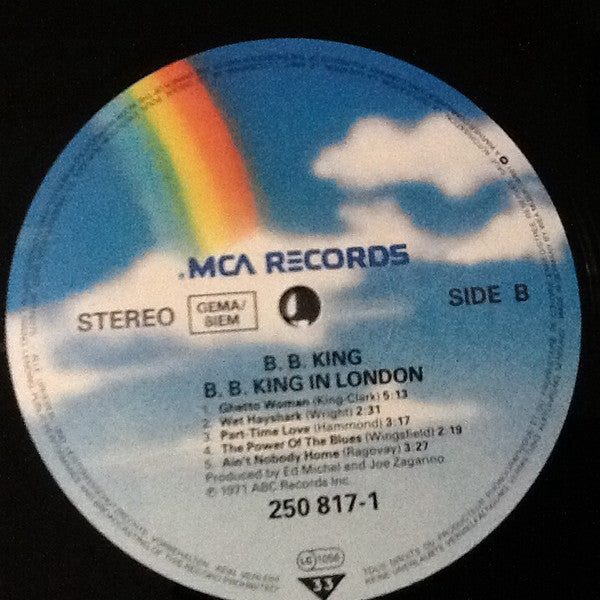 B.B. King : In London (LP, Album, RE)