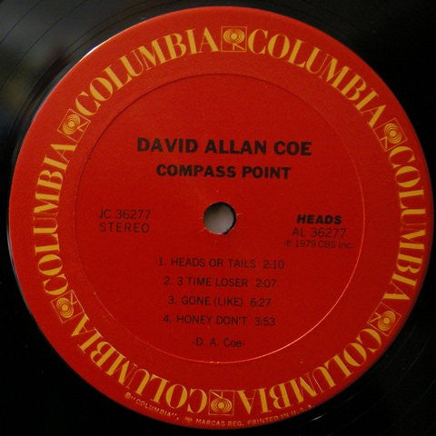 David Allan Coe : Compass Point (LP, Album)