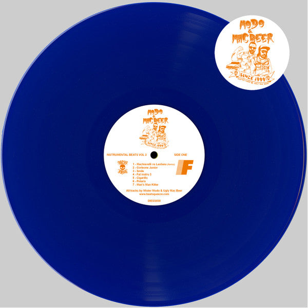 Mister Modo & Ugly Mac Beer : Instrumental Beats Vol 2  (LP, Blu)
