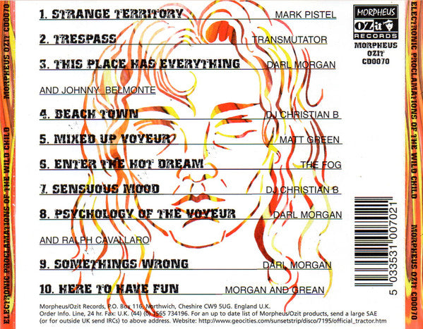 Various Featuring Jim Morrison : Electronic Proclamations Of The Wild Child (CD)