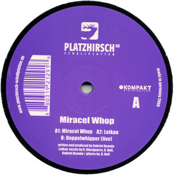 Gabriel Ananda : Miracel Whop (12")
