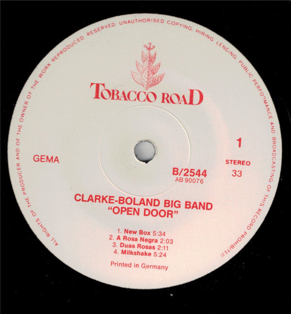Clarke-Boland Big Band : Open Door (LP, Album, RE)