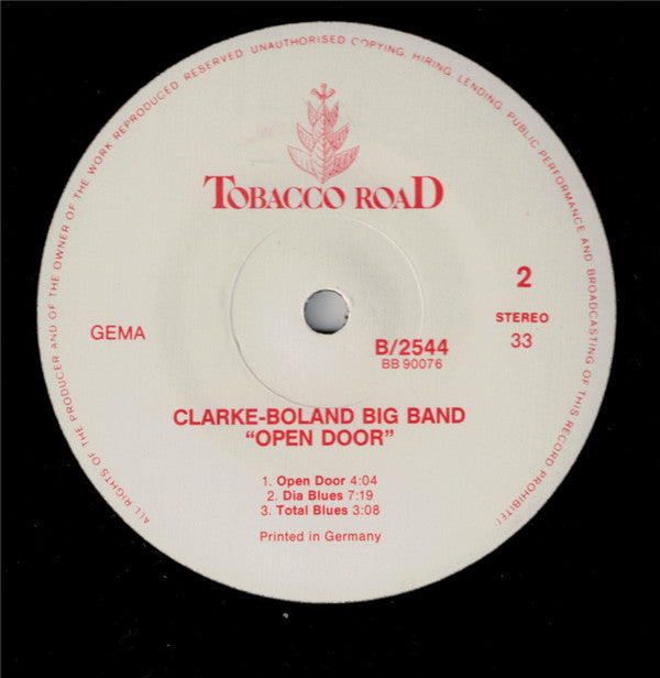 Clarke-Boland Big Band : Open Door (LP, Album, RE)