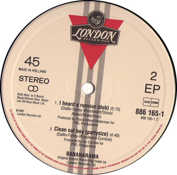 Bananarama : I Heard A Rumour (12", EP)