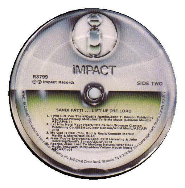 Sandi Patty : Lift Up The Lord (LP, Album)