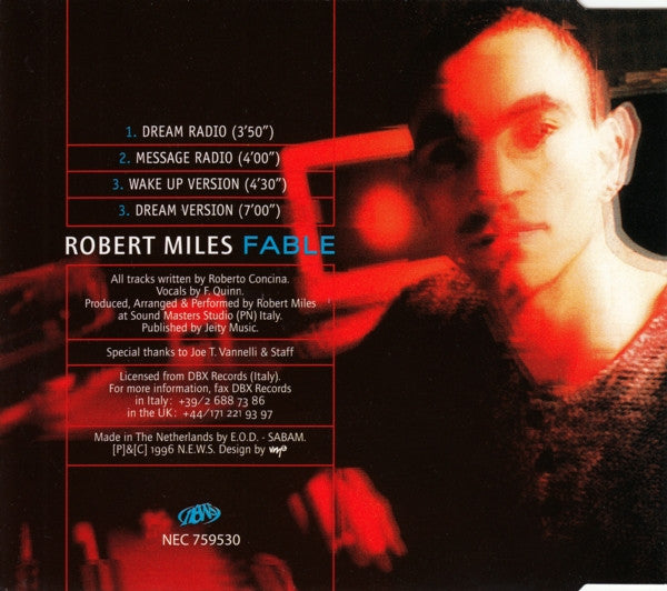 Robert Miles : Fable (CD, Maxi)