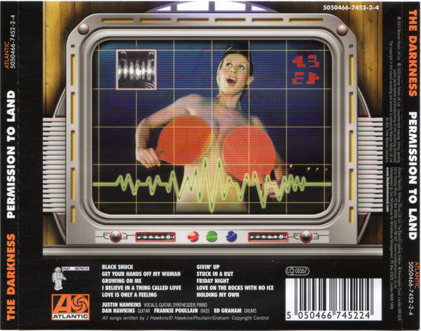 The Darkness : Permission To Land (CD, Album)