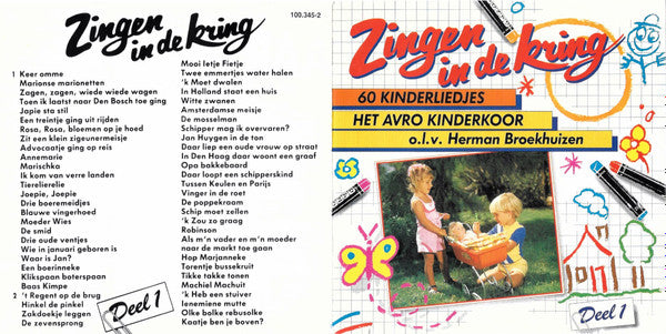 Kinderkoor Jacob Hamel o.l.v. Herman Broekhuizen : Zingen In De Kring - Deel 1 (CD, Album)