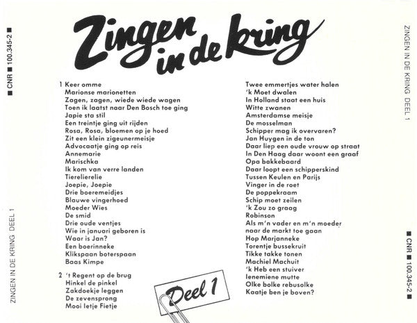 Kinderkoor Jacob Hamel o.l.v. Herman Broekhuizen : Zingen In De Kring - Deel 1 (CD, Album)