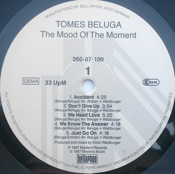 Tomes Beluga : The Mood Of The Moment (LP)