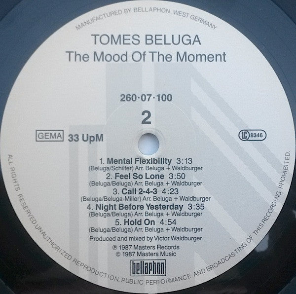 Tomes Beluga : The Mood Of The Moment (LP)