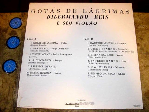 Dilermando Reis : Gotas De Lágrimas (LP, Album, RE)