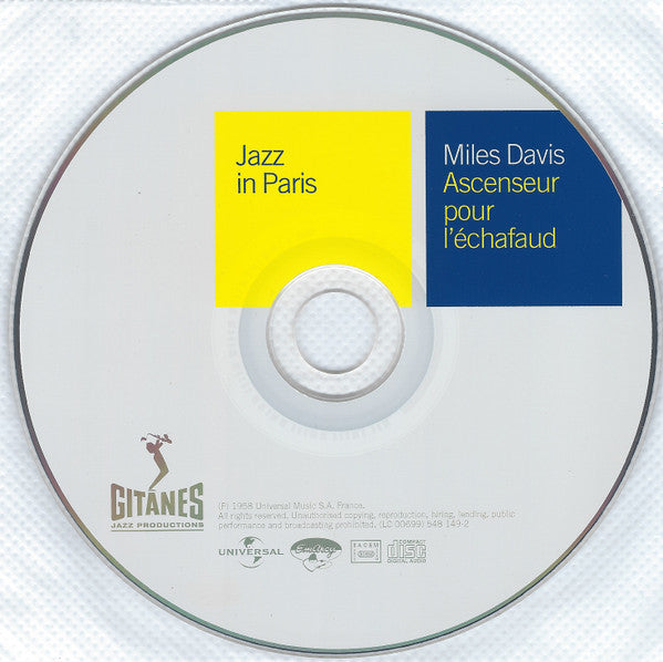 Miles Davis : Ascenseur Pour L'Échafaud (CD, Album, RE, RM, Dig)