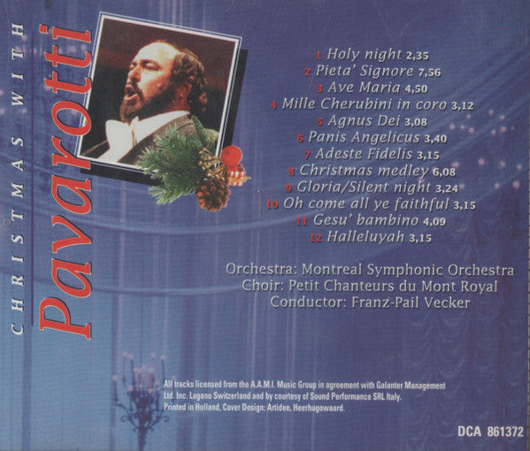 Luciano Pavarotti : Christmas With Pavarotti (CD, Album)